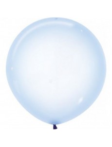 Balão Grande Azul Transparente